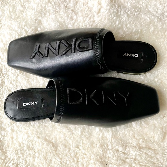 DKNY Black Mules Size 10 - Picture 7 of 15